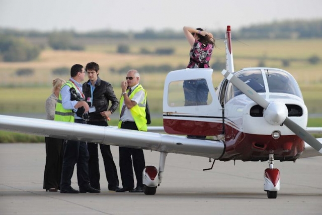 Preparándose para el vuelo 